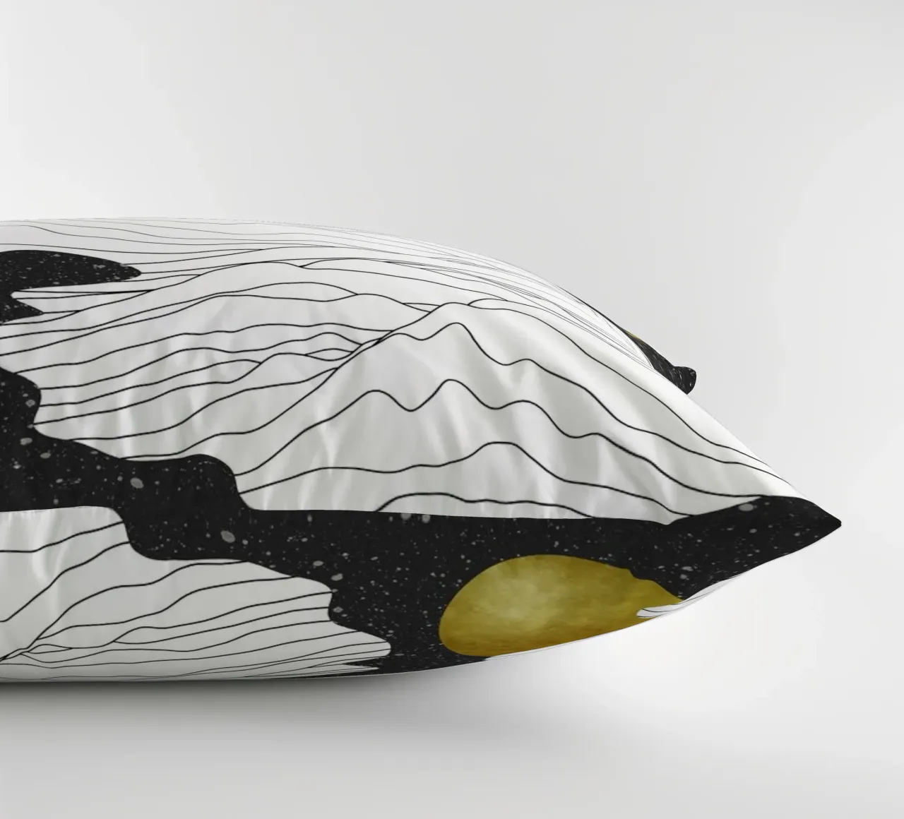 Monocromo Due Lune cuscino da amini54
