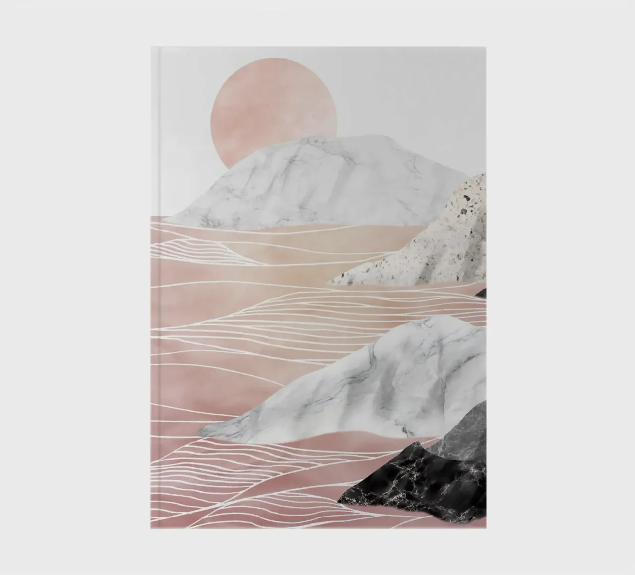 Marble Landscape 01 notebook by amini54