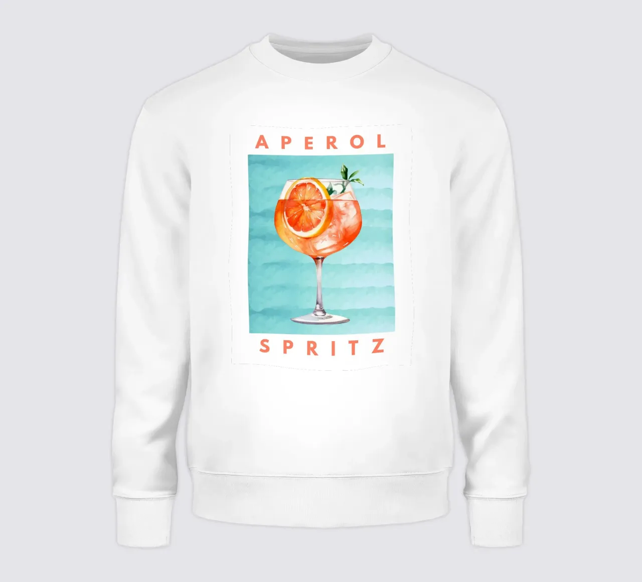 Cóctel Aperol Spritz Print sudadera de Bella Studio