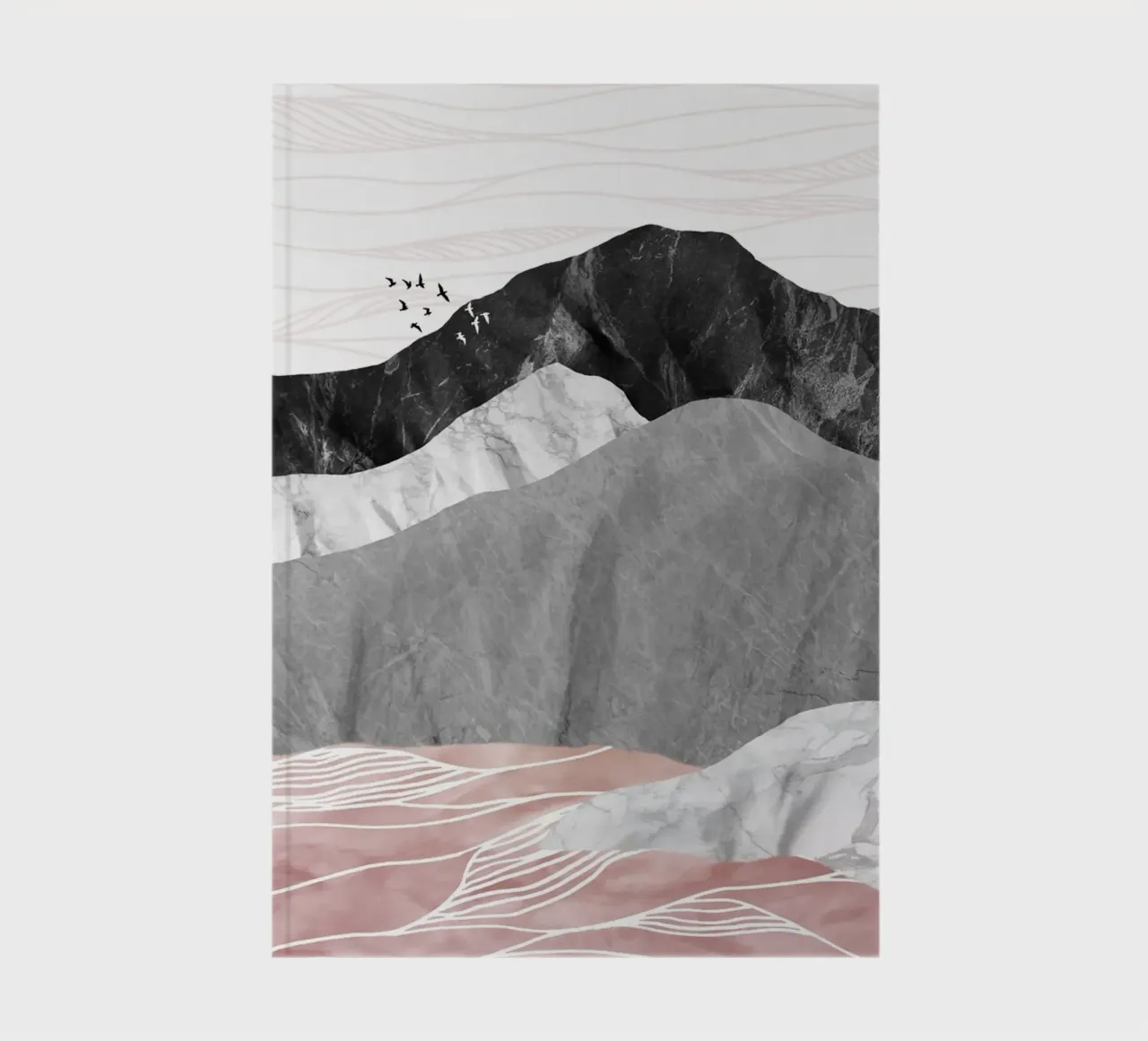 Marble Landscape 02 notebook by amini54