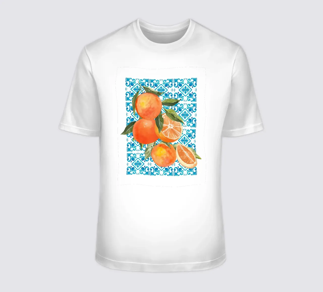 Orange Illustration t-shirt by Bella Studio