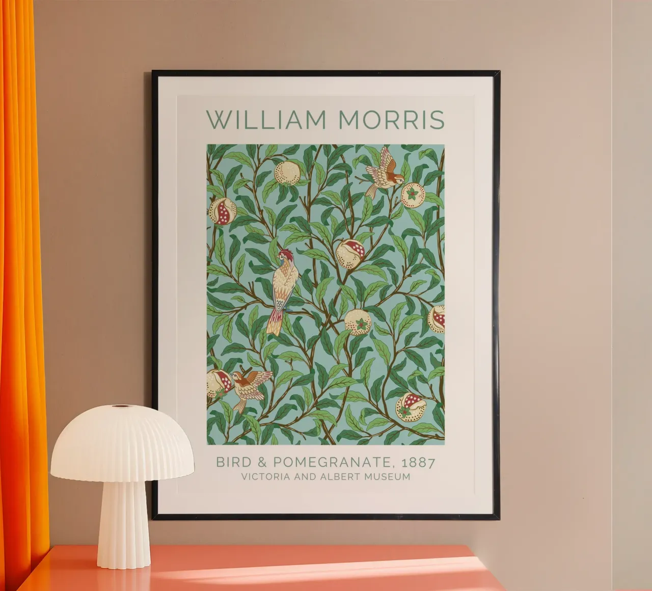 Stampa William Morris poster da Bella Studio