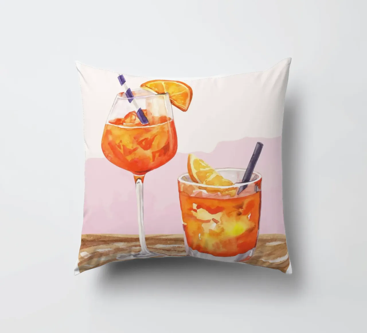 Aperol Spritz e Negroni Print cuscino da Bella Studio