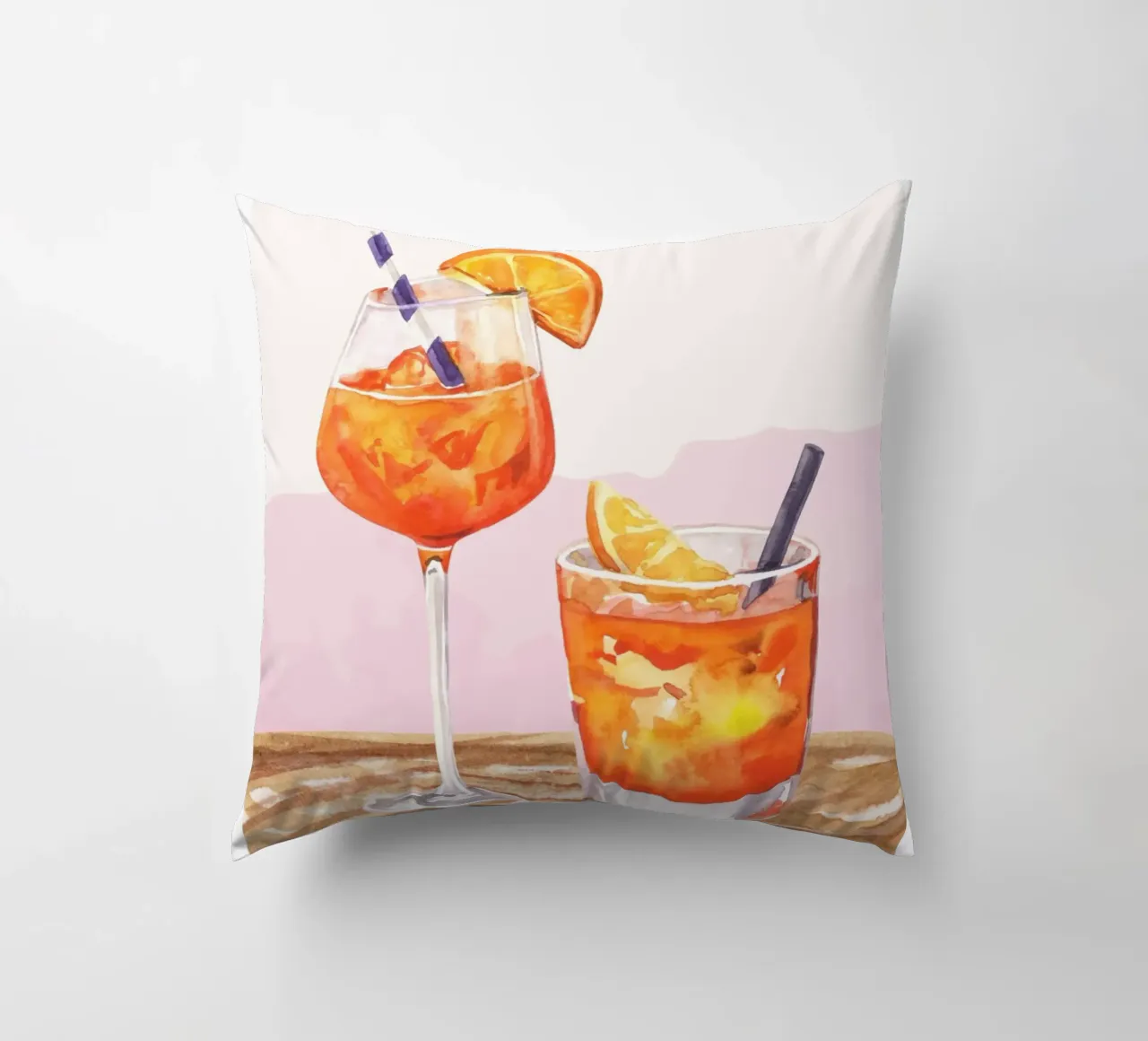 Aperol Spritz e Negroni Print cuscino da Bella Studio