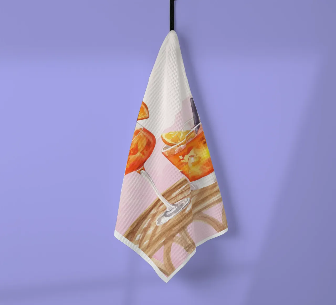 Aperol Spritz e Negroni Print canovaccio da cucina da Bella Studio