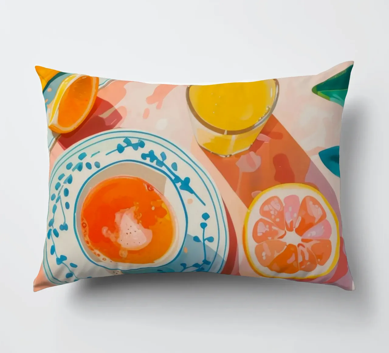 La Dolce Vita Breakfast Print cuscino da Bella Studio