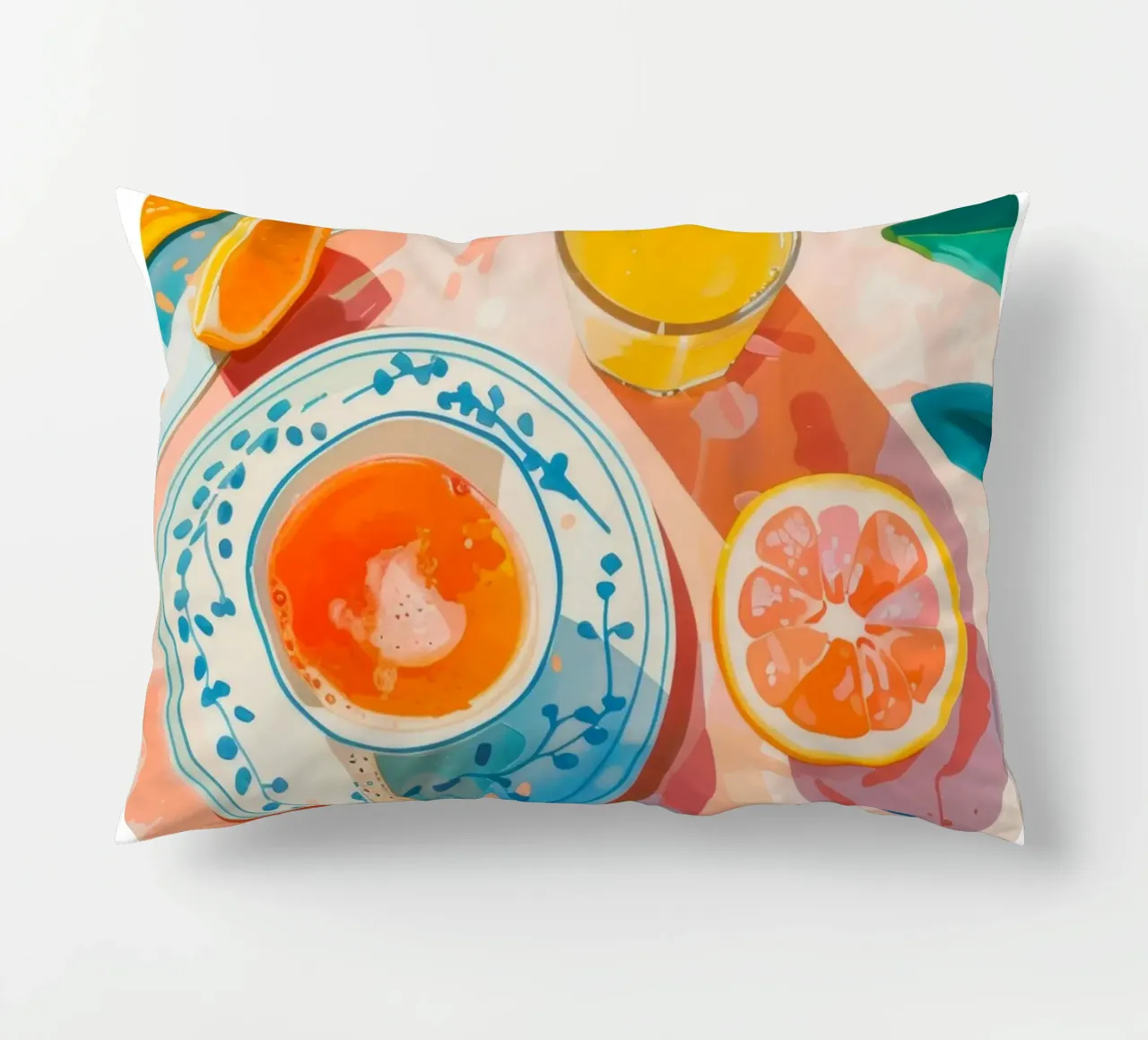 La Dolce Vita Breakfast Print cuscino da Bella Studio