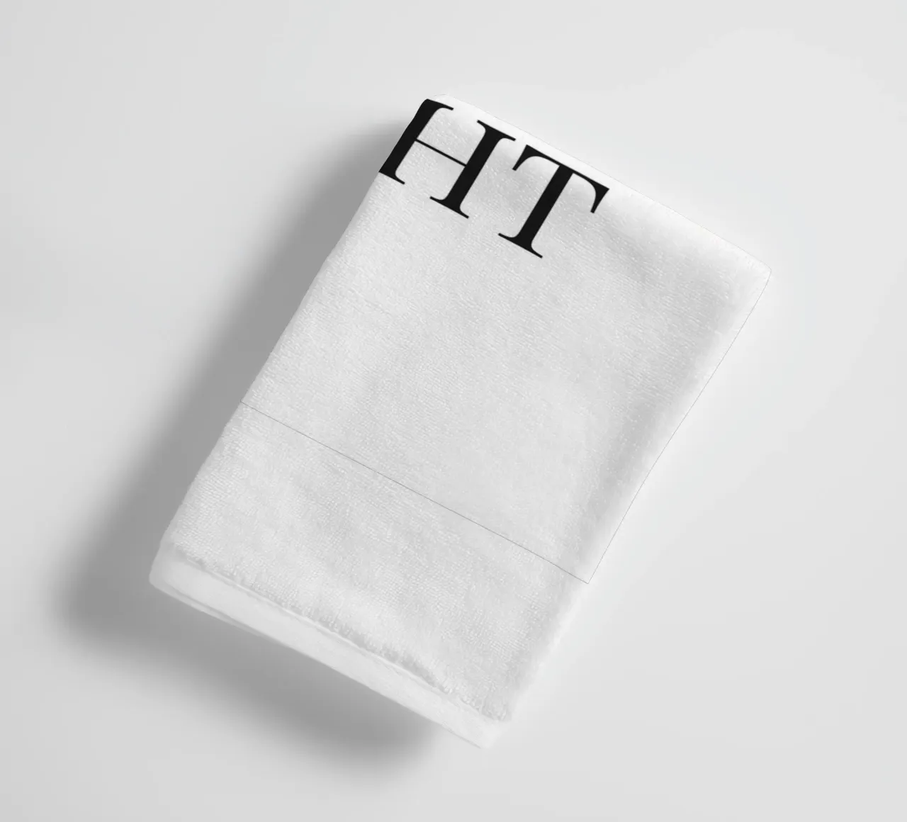 Mr Right - Witty typography design towel by Whole©