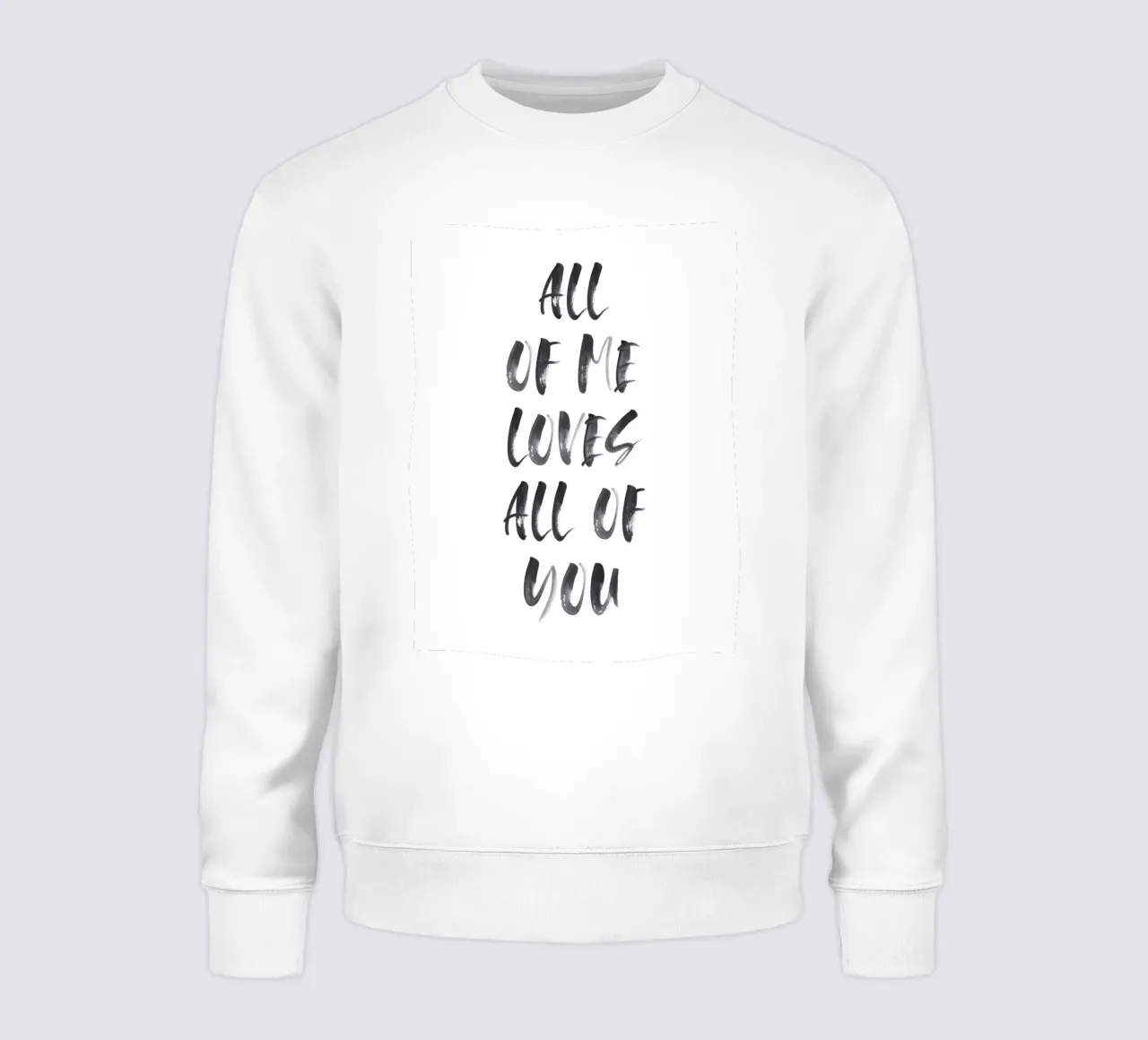 Romantisches Handlettering - Tutto di me ti ama felpa da Whole©
