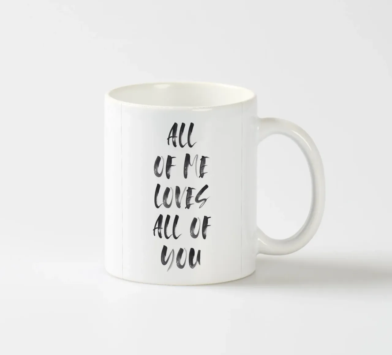 Romantisches Handlettering - Tutto di me ti ama tazza in ceramica da Whole©
