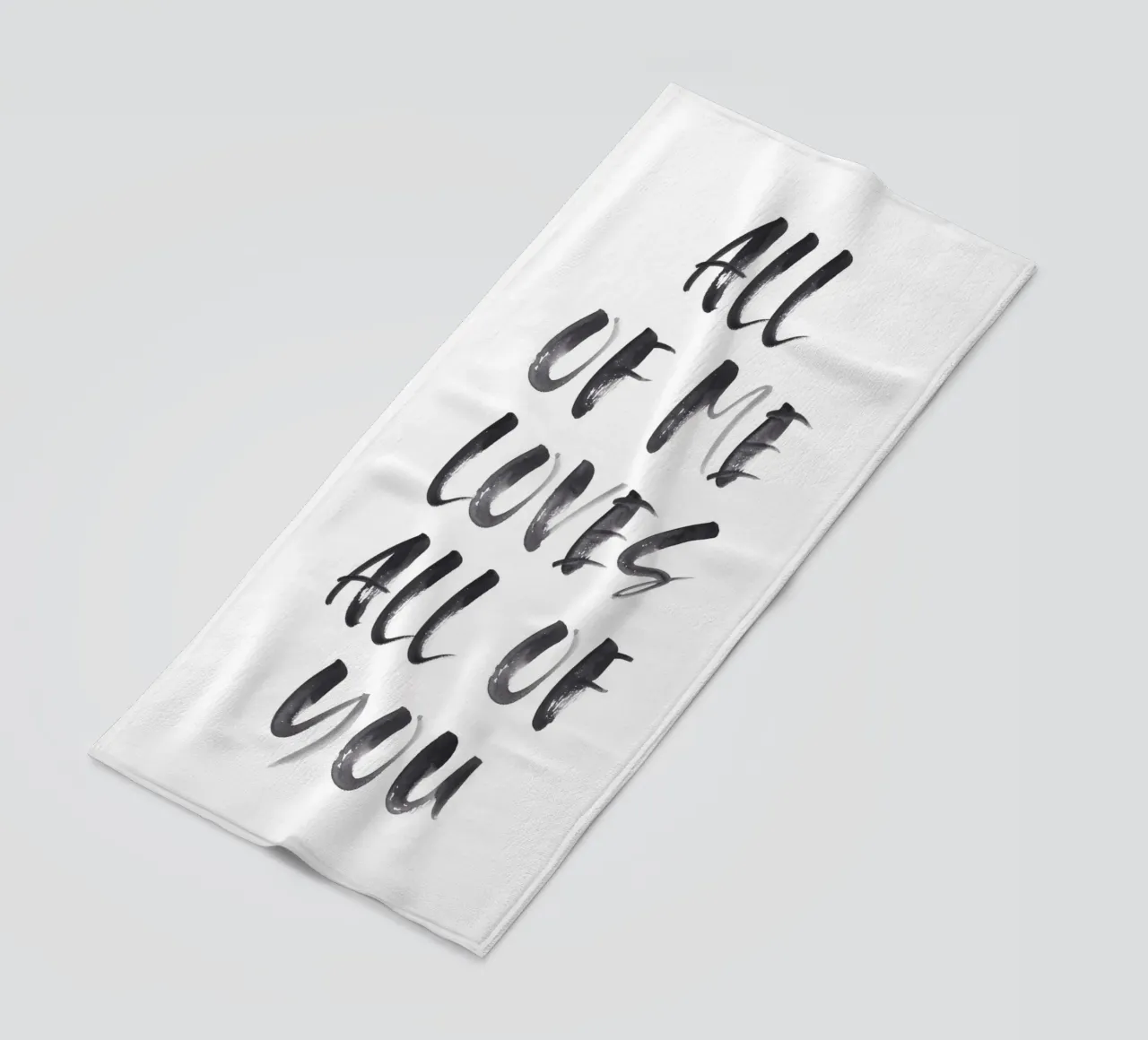 Romantisches Handlettering - Tutto di me ti ama telo mare da Whole©