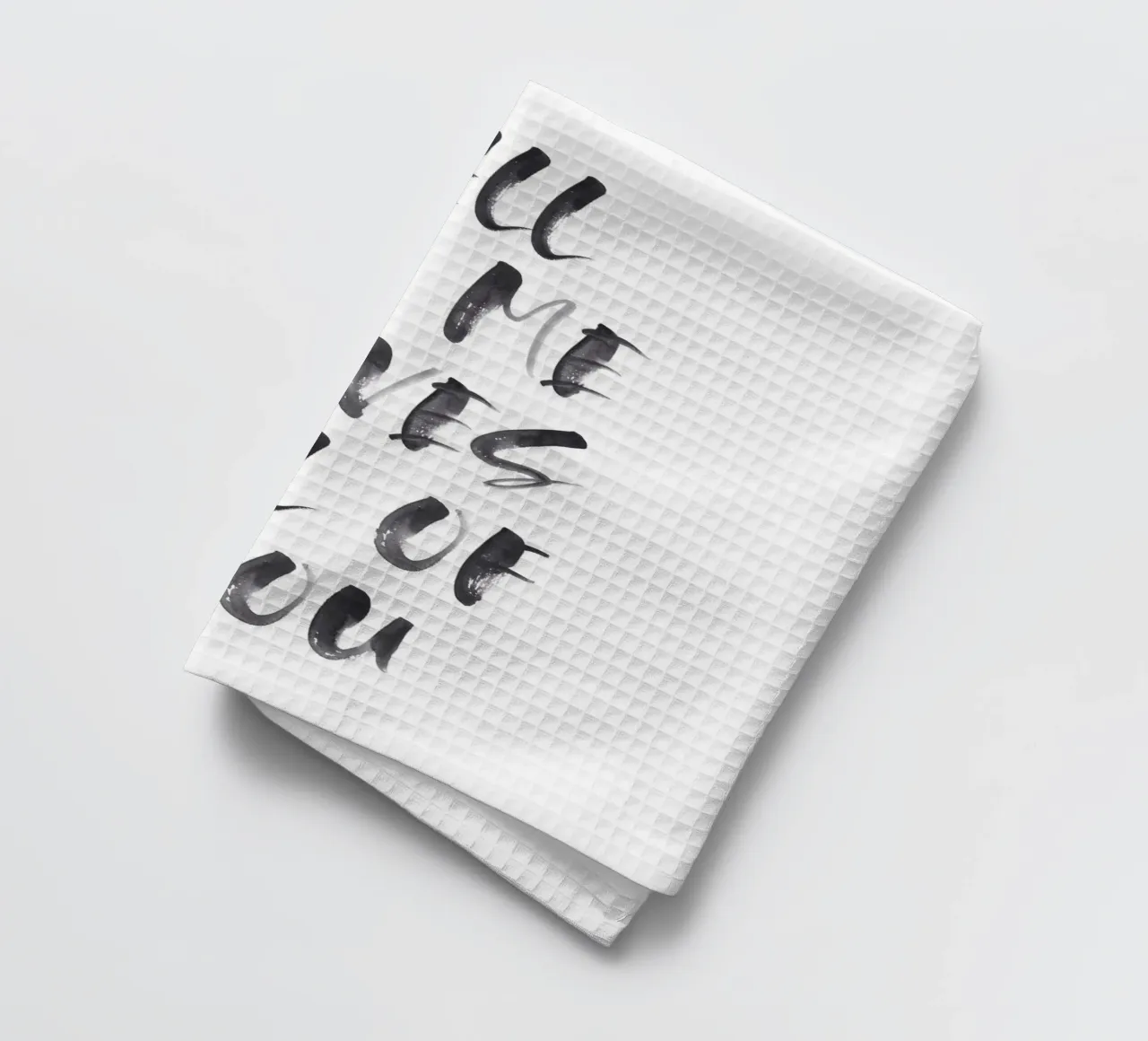Romantisches Handlettering - Tutto di me ti ama canovaccio da cucina da Whole©