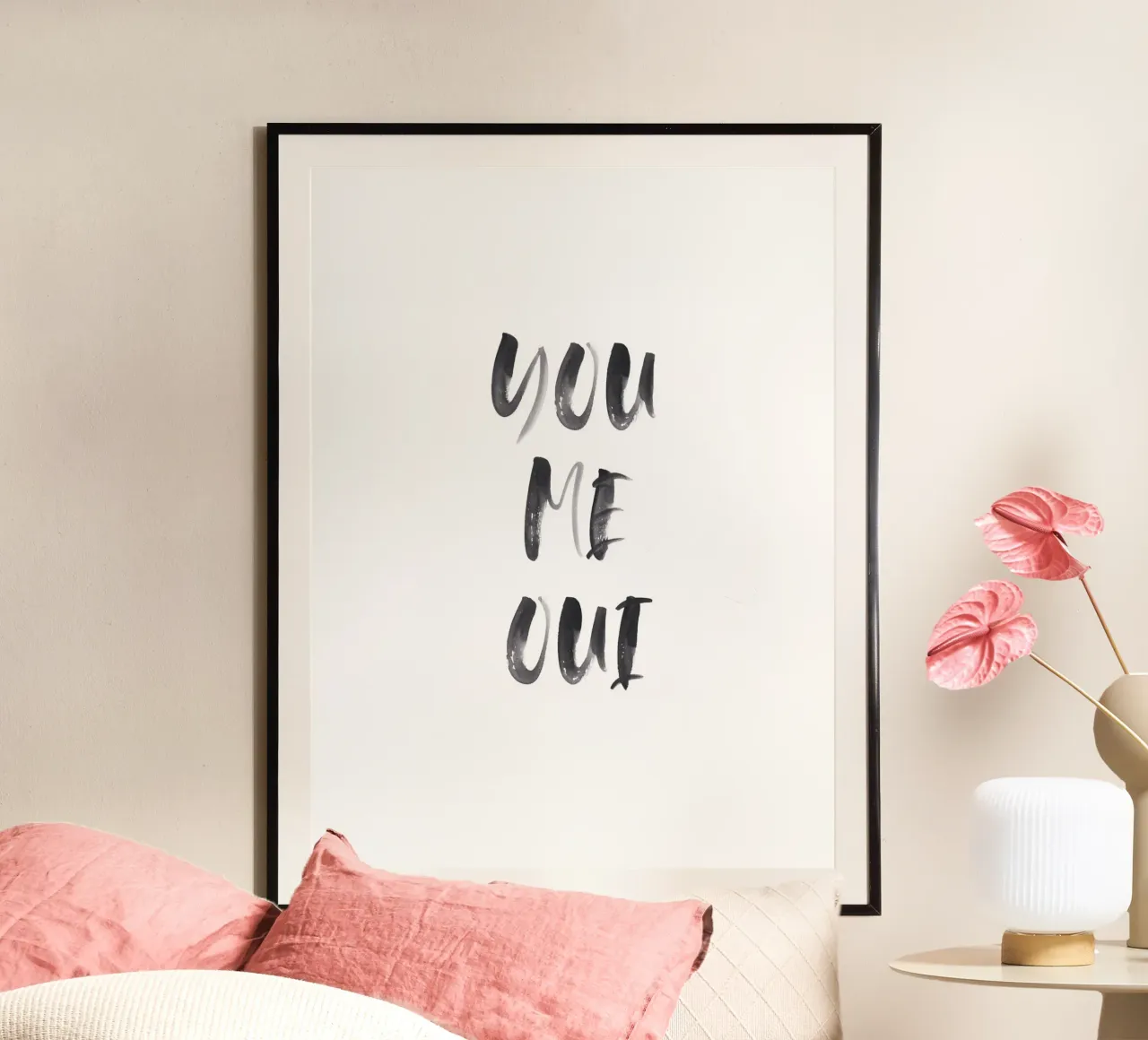 You Me Oui - Design elegante poster da Whole©