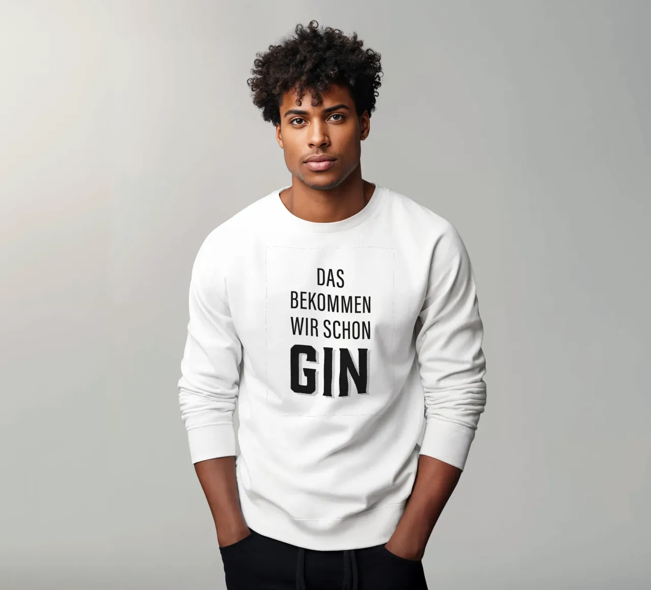 Design divertente con citazioni sul gin felpa da Whole©