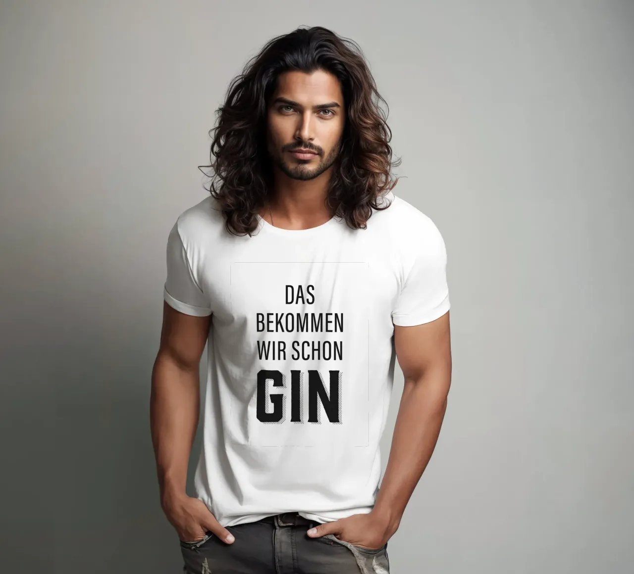 Design divertente con citazioni sul gin t-shirt da Whole©