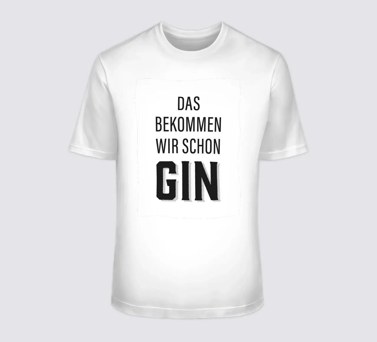 Design divertente con citazioni sul gin t-shirt da Whole©