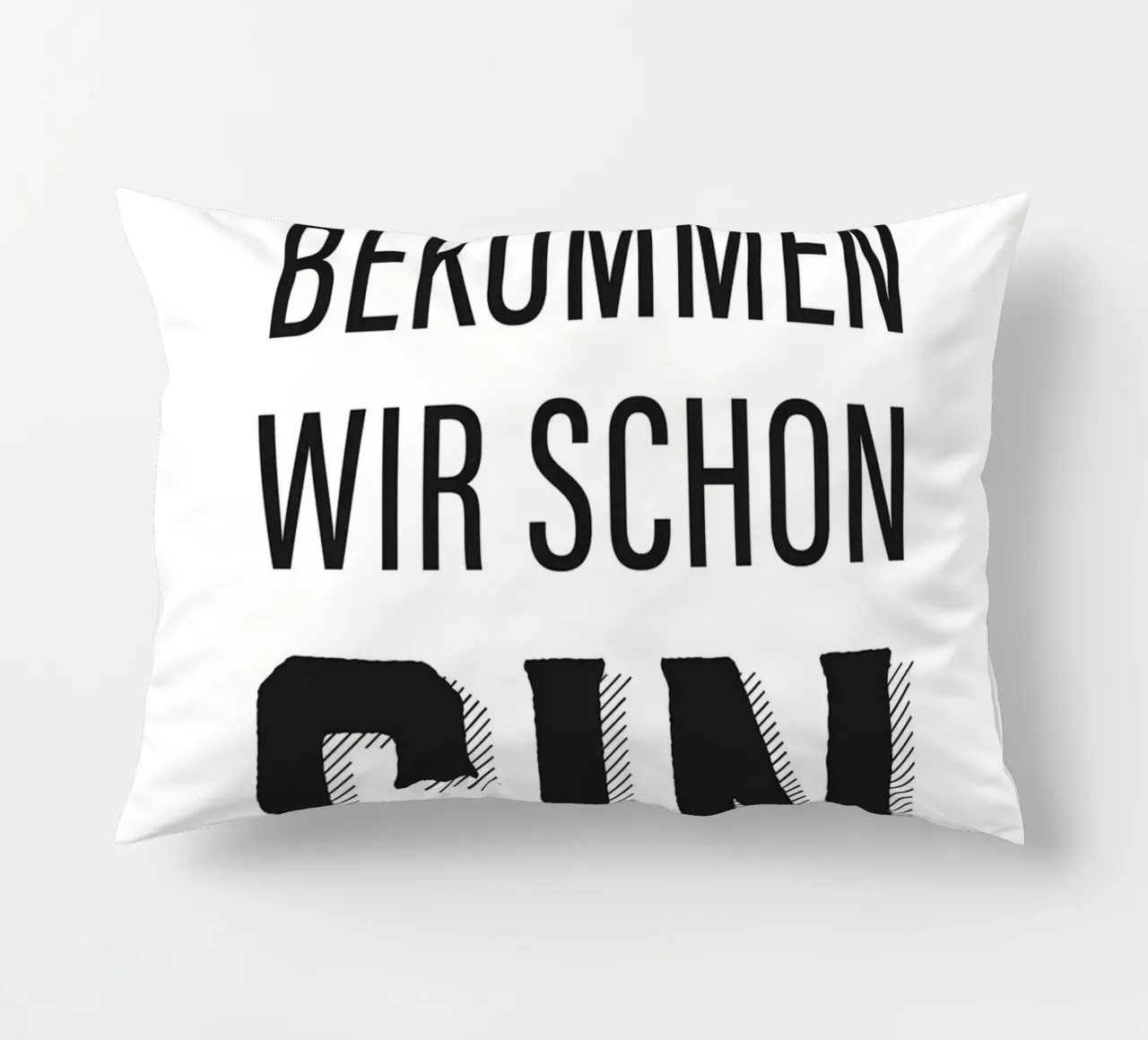 Design divertente con citazioni sul gin cuscino da Whole©