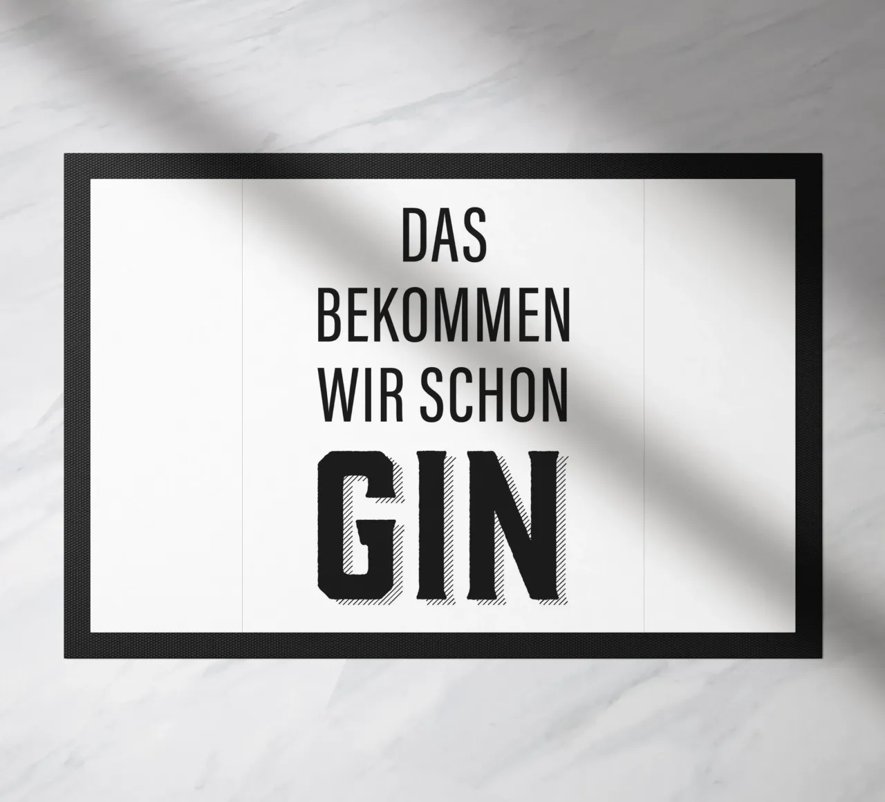 Design divertente con citazioni sul gin zerbino da Whole©