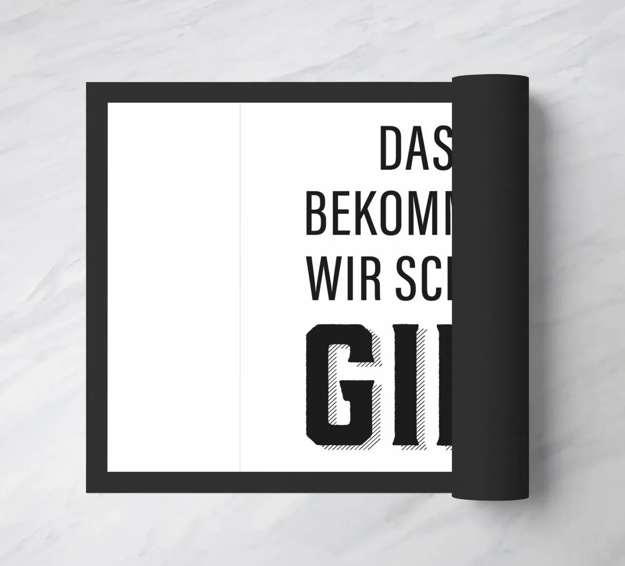 Design divertente con citazioni sul gin zerbino da Whole©