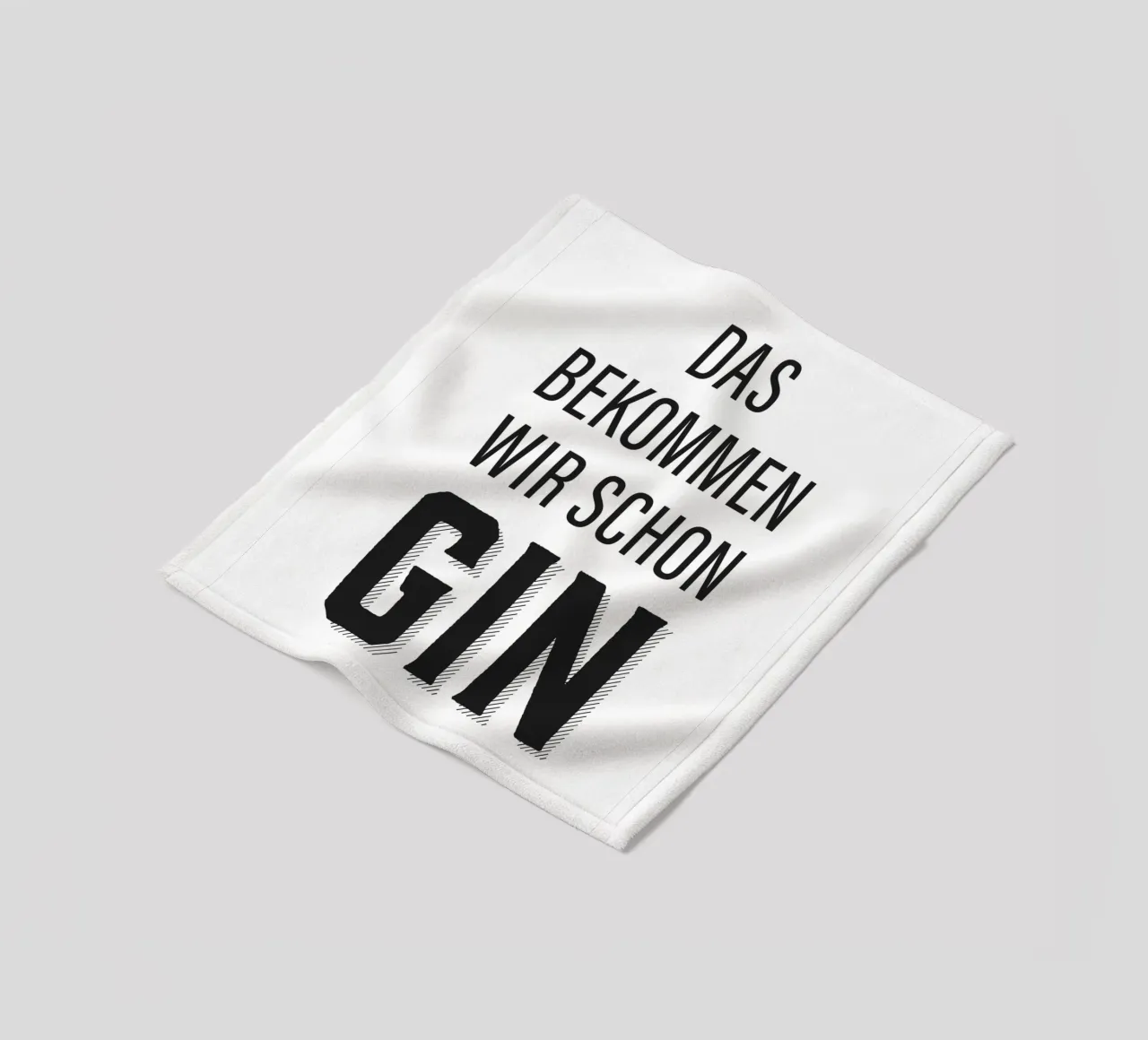 Design divertente con citazioni sul gin coperta in pile da Whole©