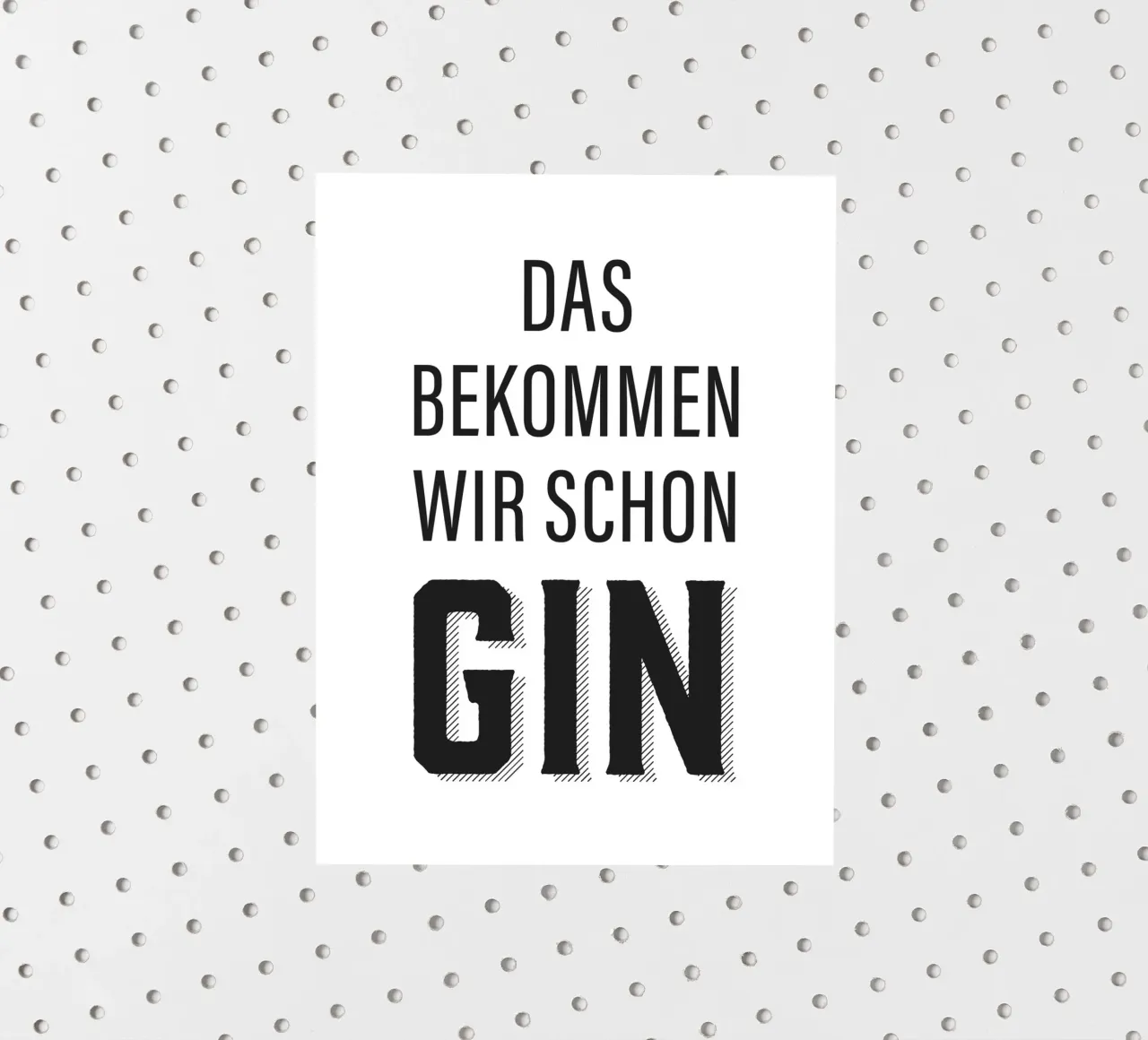 Funny gin quote design sticker by Whole©