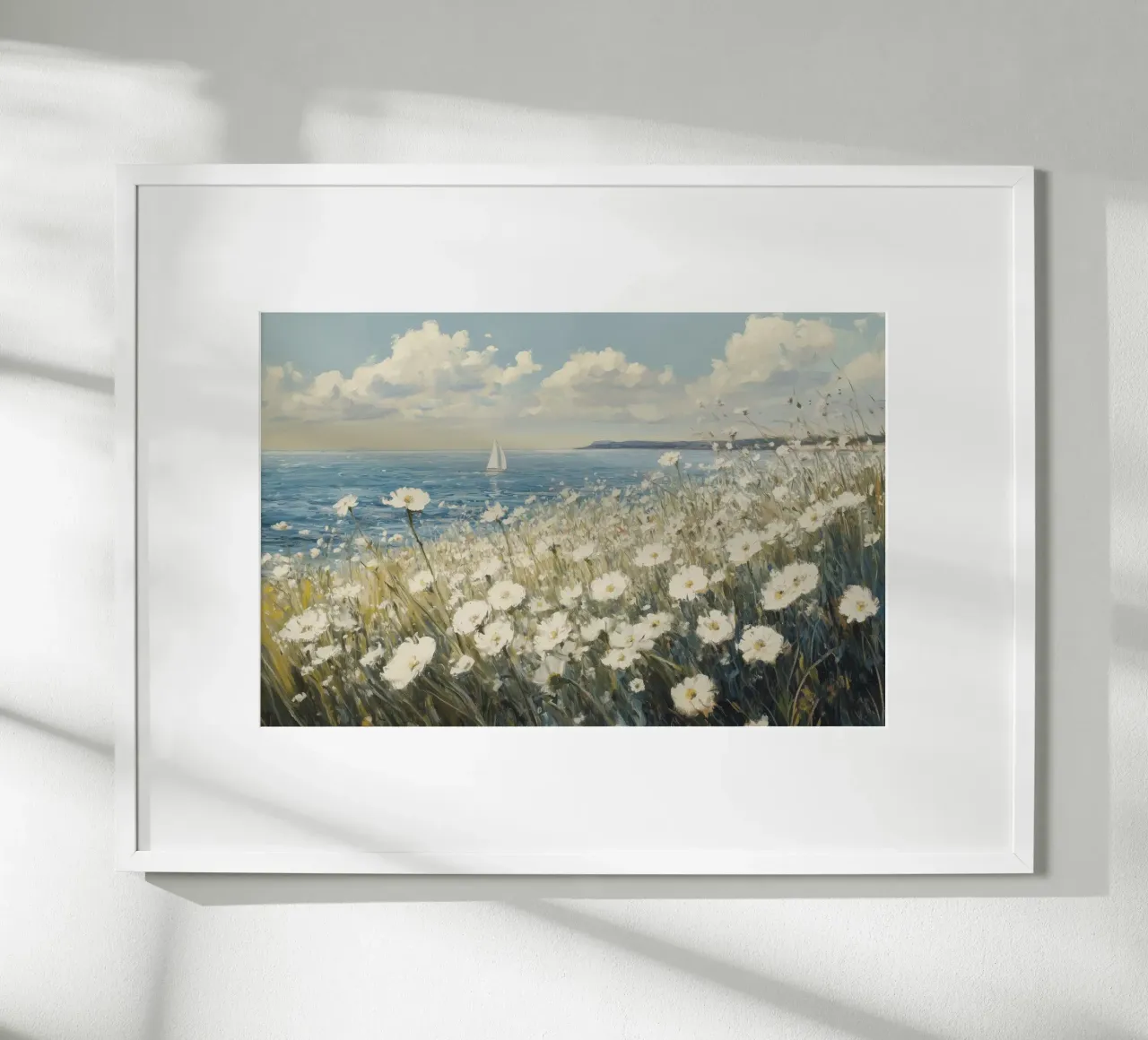 Fiori selvatici della costa poster da Melloi Art Print
