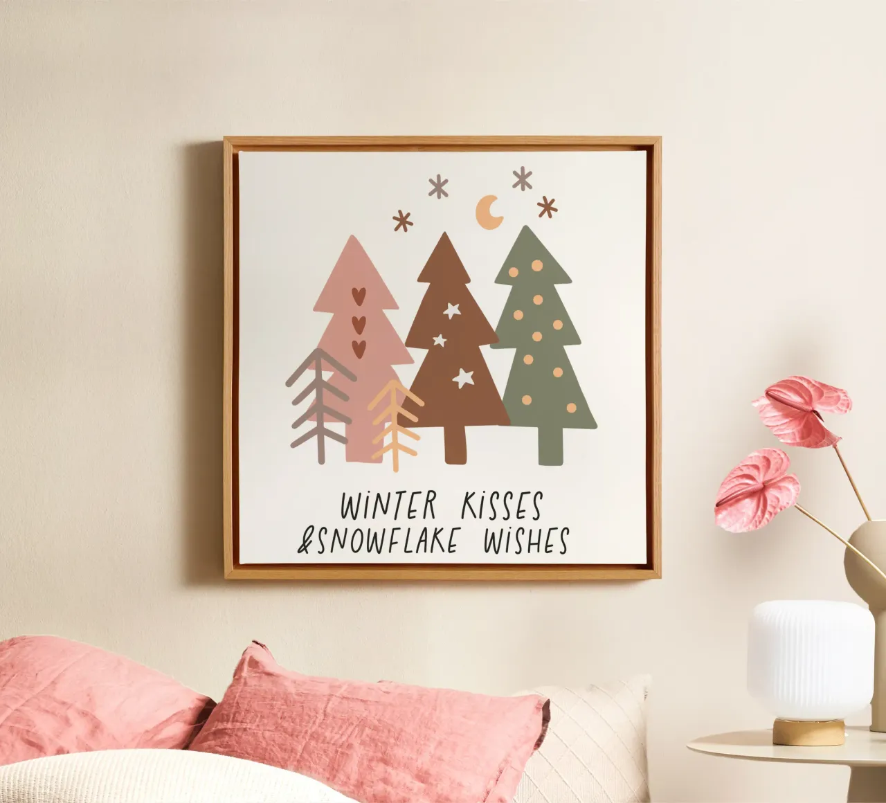 Winter Kisses & Snowflake Wishes tela da LOVS DESIGN