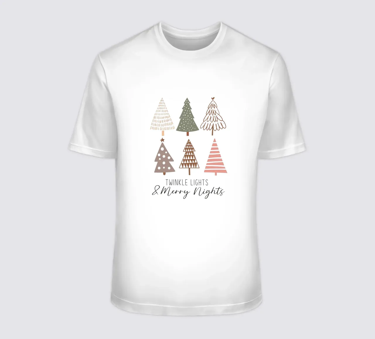 Twinkle Lights & Merry Nights t-shirt da LOVS DESIGN