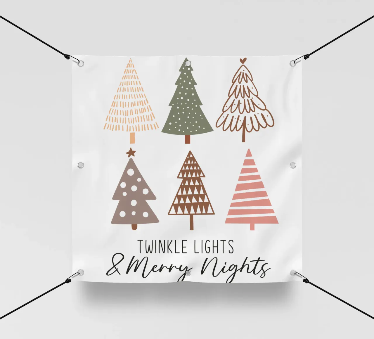 Twinkle Lights & Merry Nights telo in pvc da LOVS DESIGN
