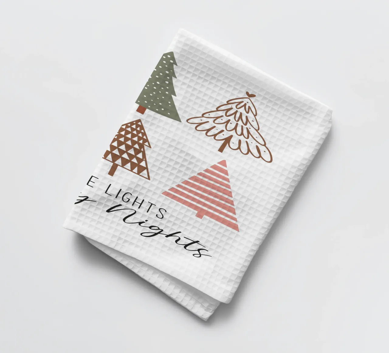 Twinkle Lights & Merry Nights canovaccio da cucina da LOVS DESIGN