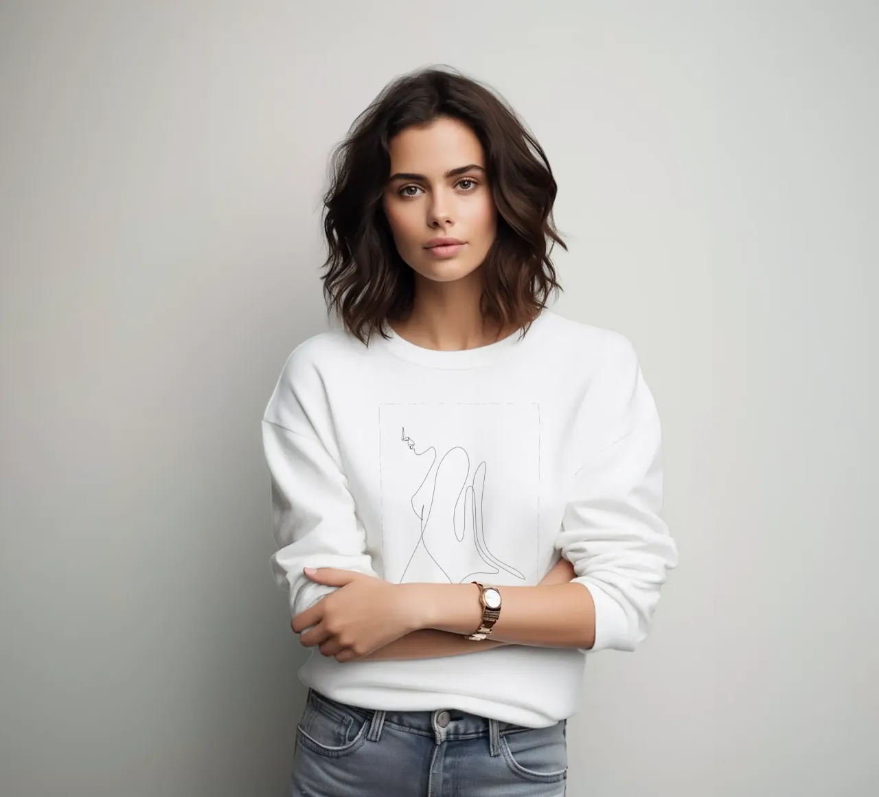 s26 string Sweatshirt von Addillum