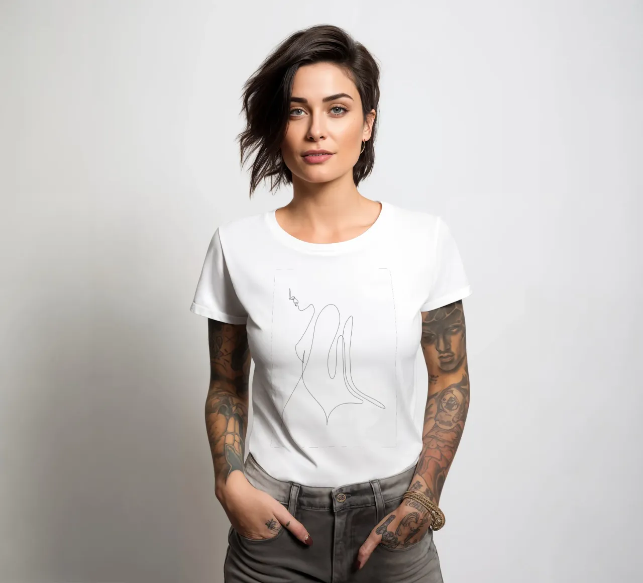 s26 string t-shirt da donna da Addillum