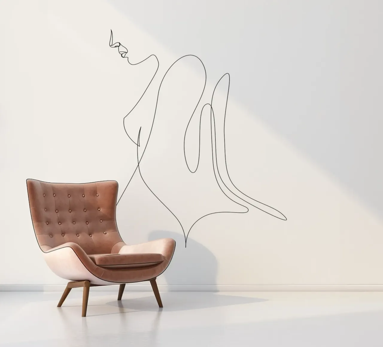 s26 string fotobehang van Addillum