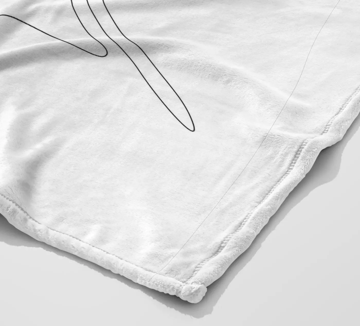 s26 string fleece blanket by Addillum