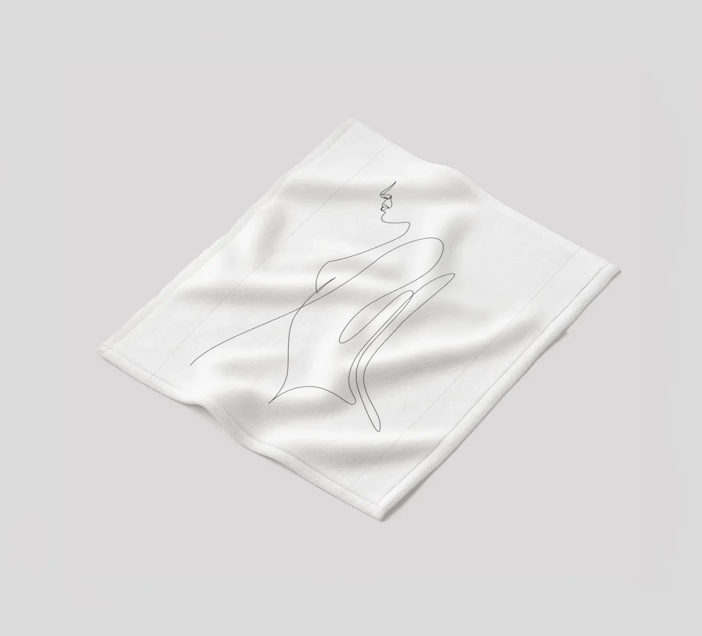 s26 string fleece blanket by Addillum