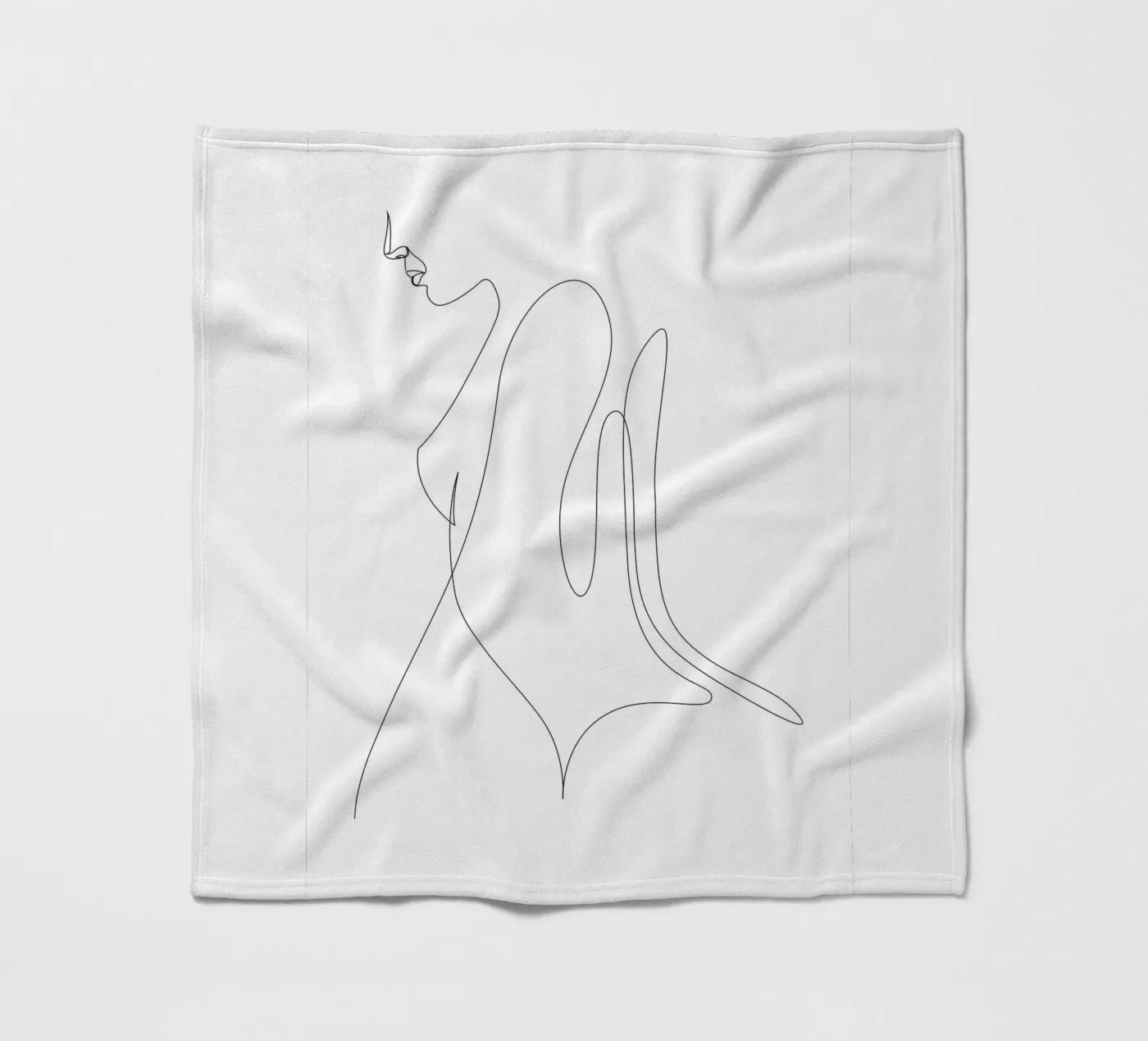 s26 string fleece blanket by Addillum