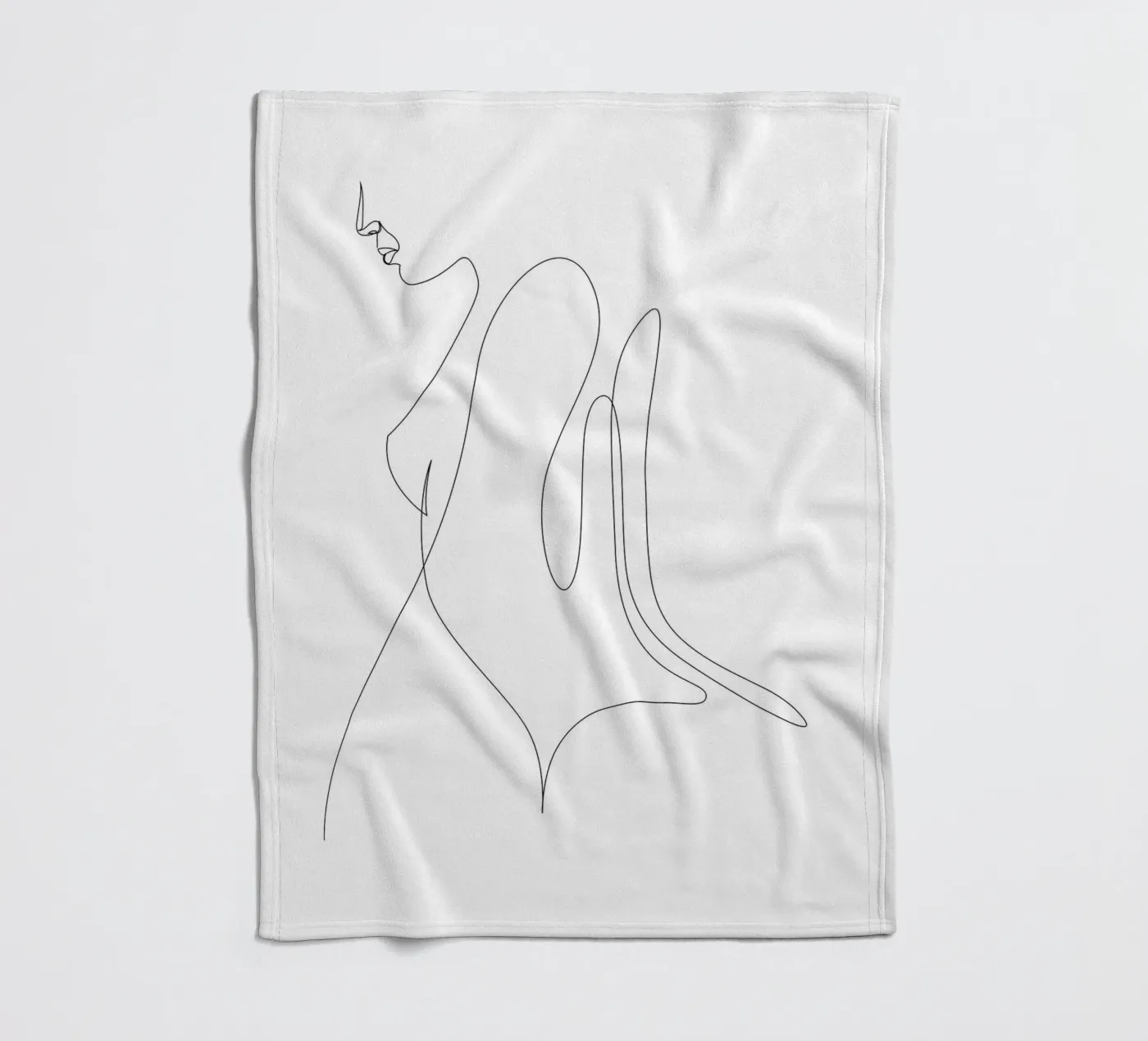 s26 string fleece blanket by Addillum