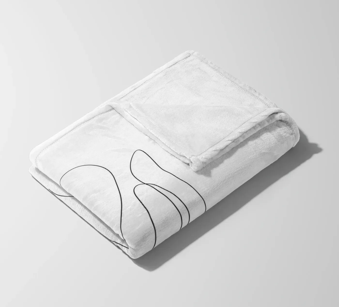 s26 string fleece blanket by Addillum