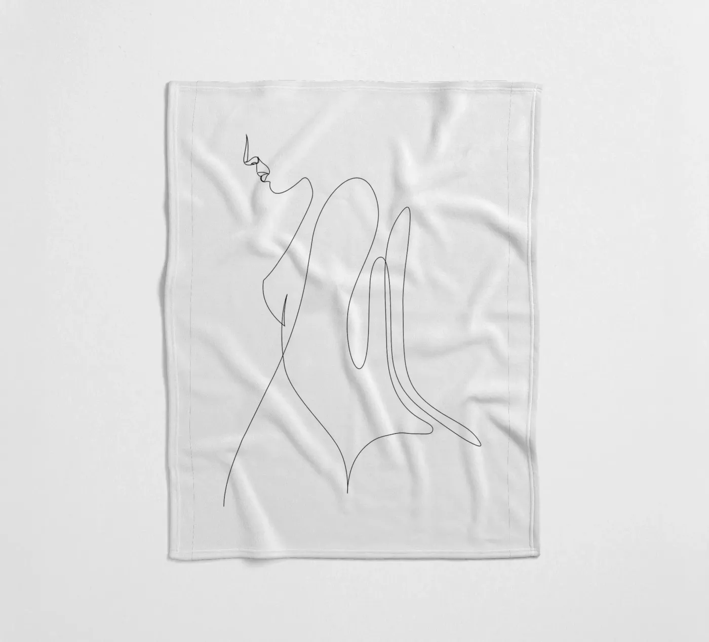 s26 string fleece blanket by Addillum