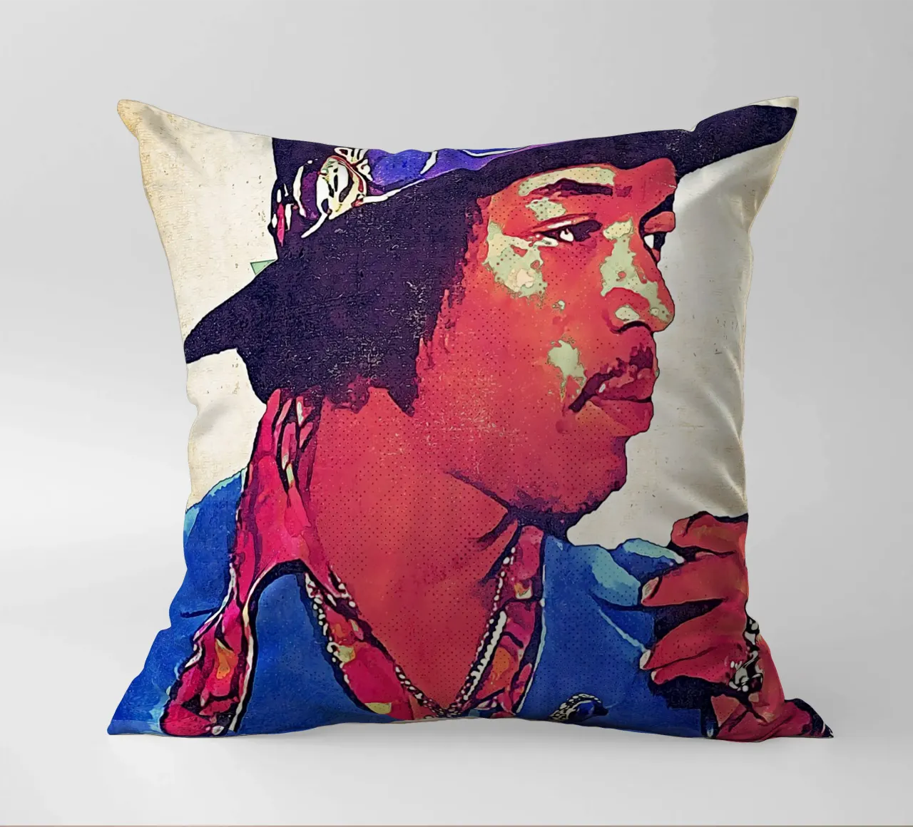 Jimi Hendrix Retro cuscino da neonartroom