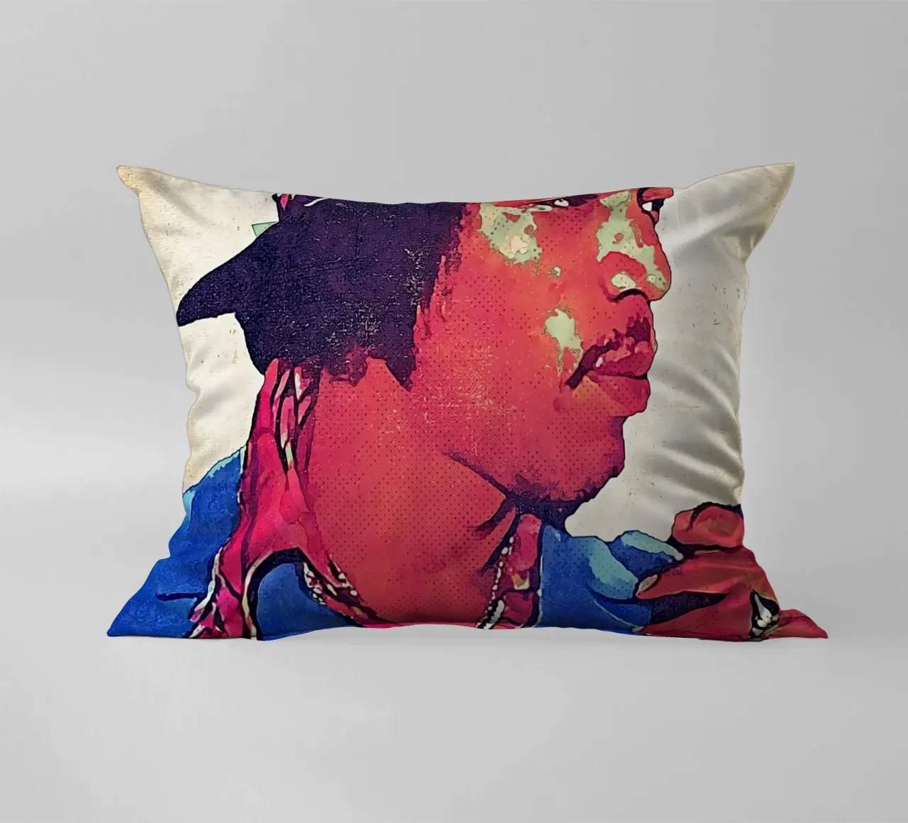 Jimi Hendrix Retro cuscino da neonartroom