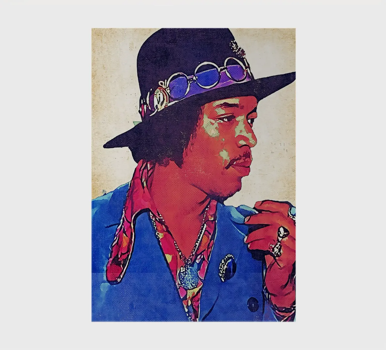 Jimi Hendrix Retro notebook by neonartroom
