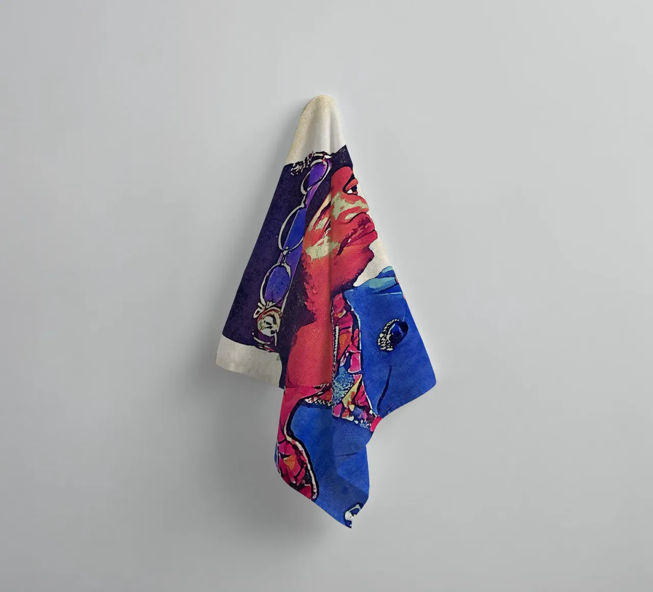 Jimi Hendrix Retro asciugamano da bagno da neonartroom