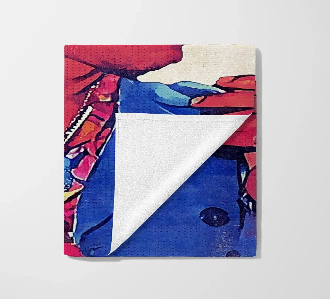 Jimi Hendrix Retro beach towel by neonartroom