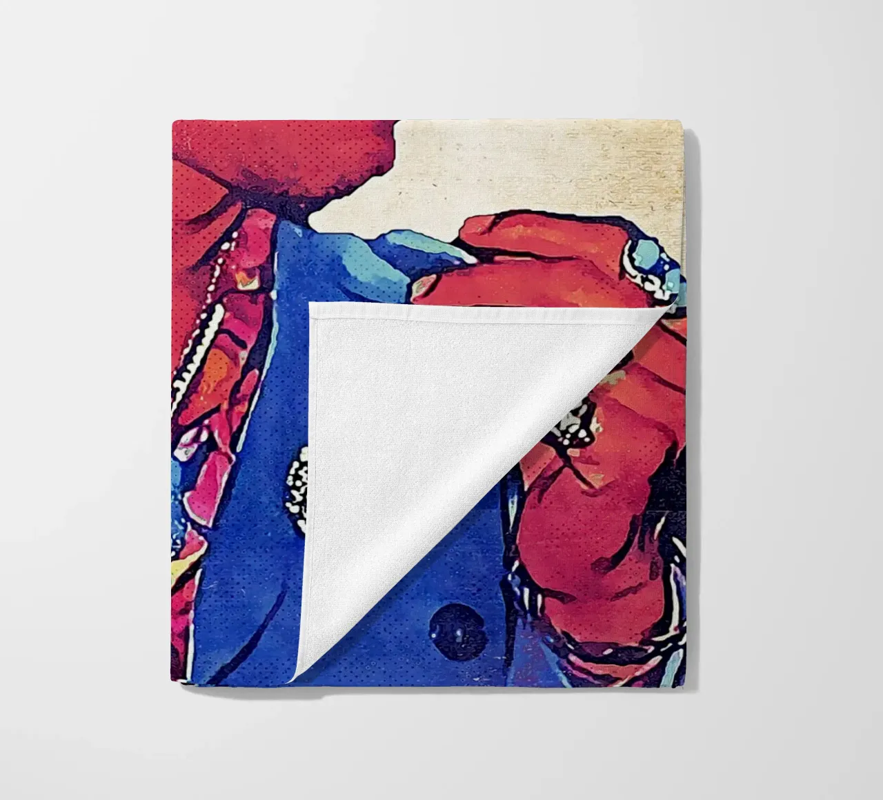 Jimi Hendrix Retro beach towel by neonartroom