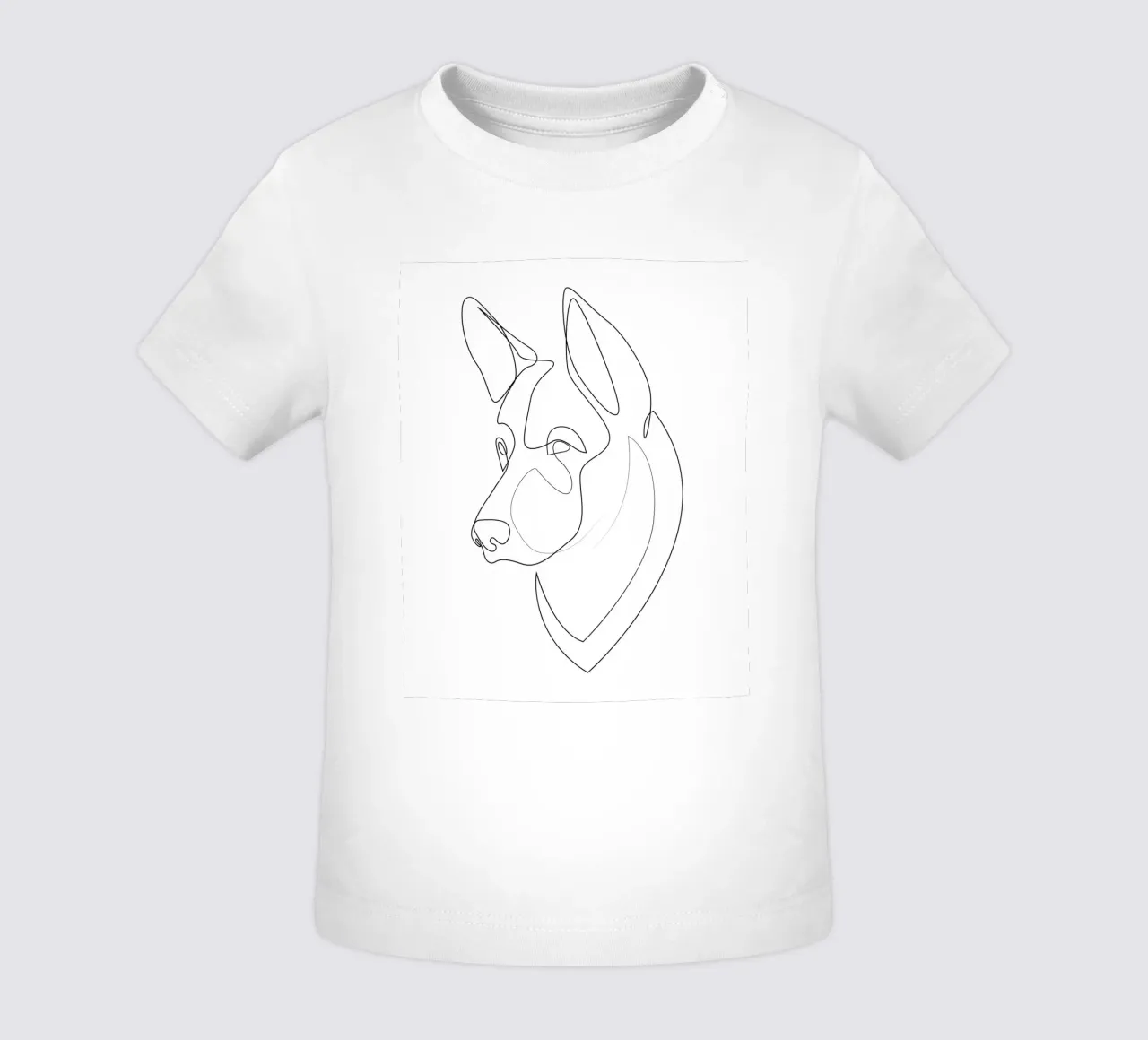 German Shepherd baby t-shirt by Addillum