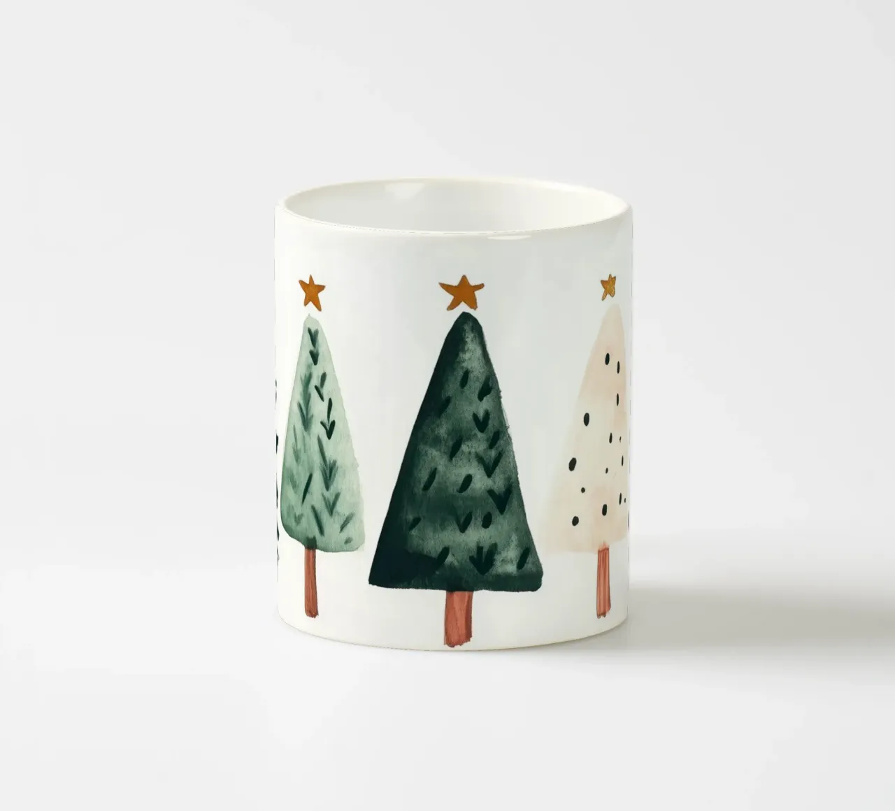 Cute Christmas Trees tazza in ceramica da treechild