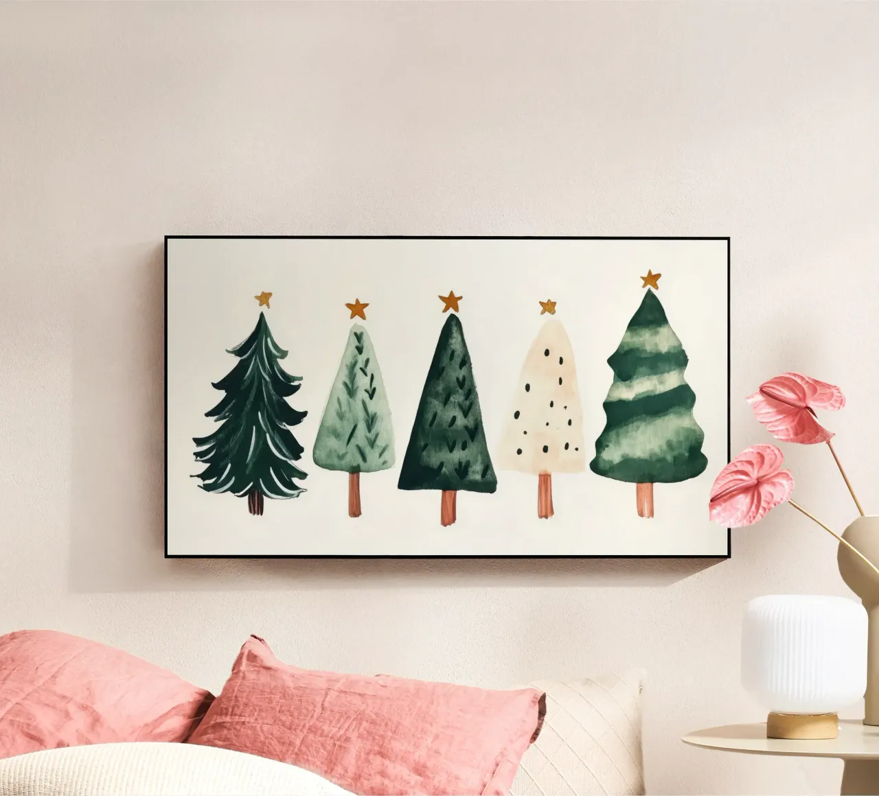 Cute Christmas Trees plexiglass da treechild