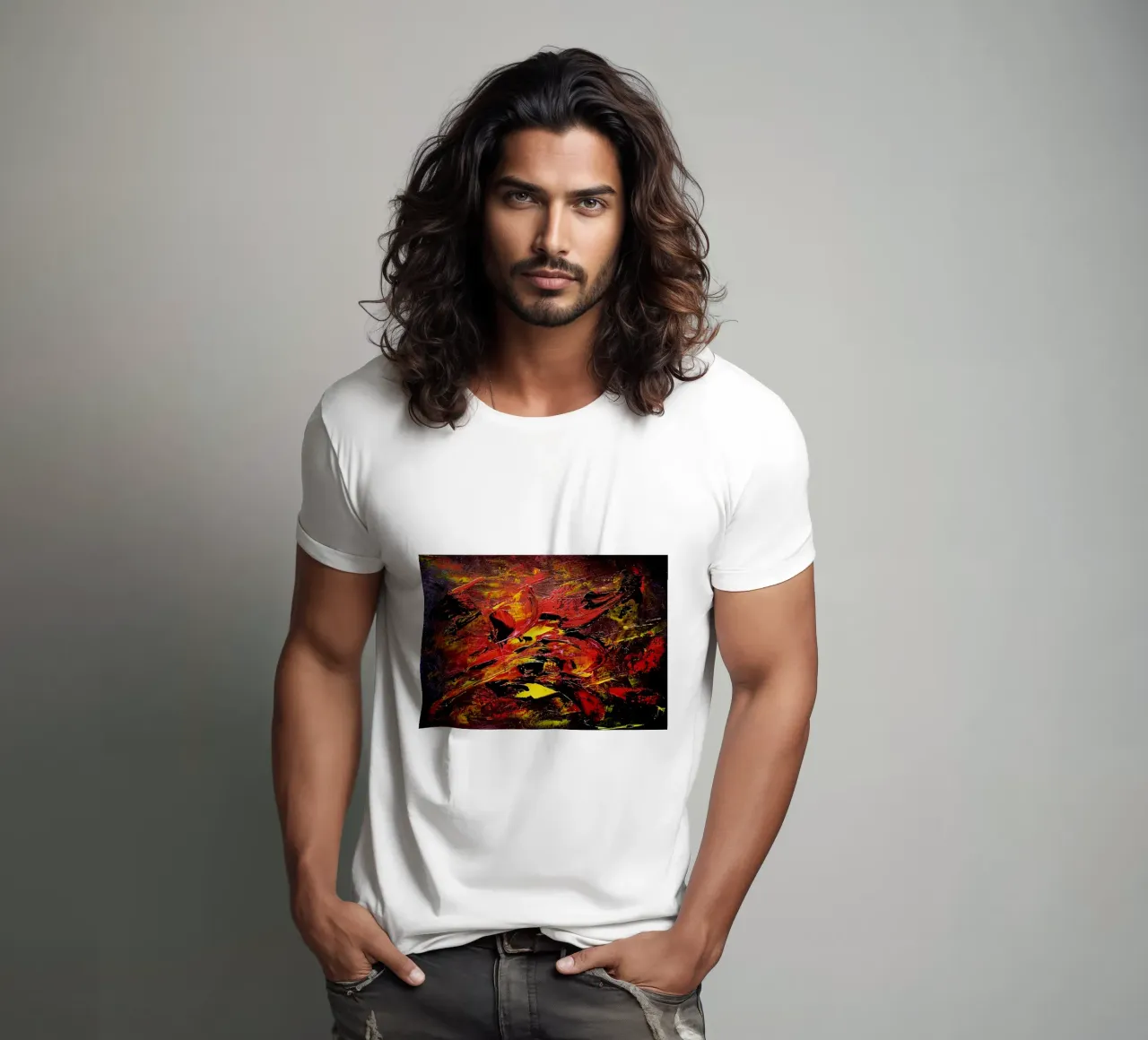 IDEAL GIFT 61 t-shirt by Thierry Vobmann Abstract painting