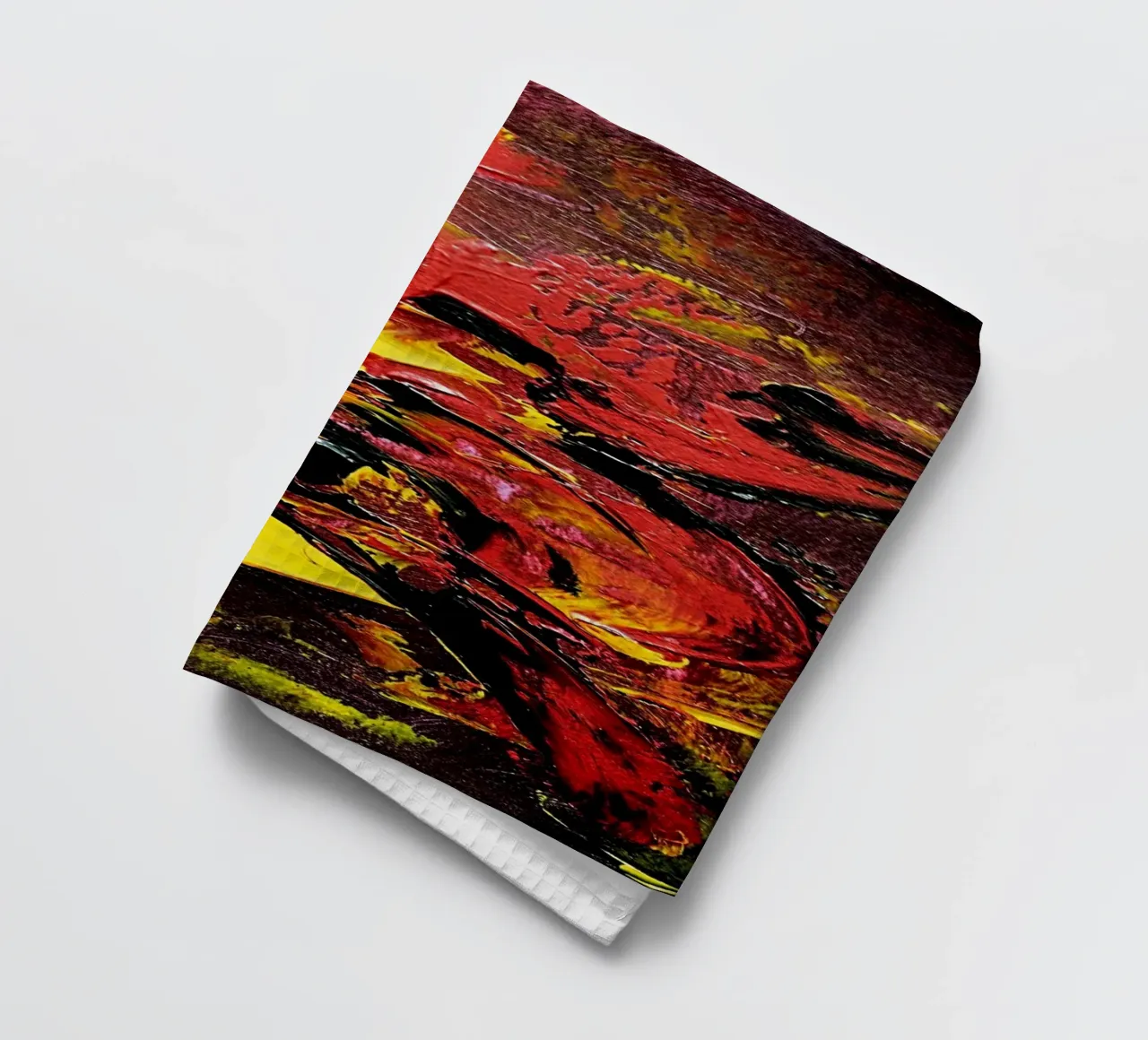 IDEAL GIFT 61 tea towel by Thierry Vobmann Abstract painting
